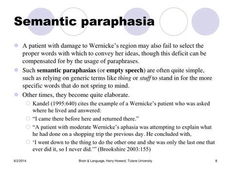 PPT - Wernicke’s & Broca's aphasia PowerPoint Presentation - ID:720105