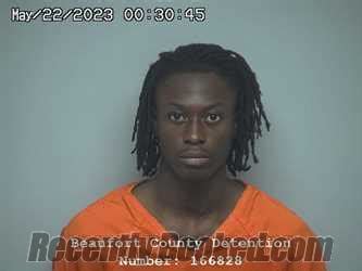 Recent Booking / Mugshot for JOSHUA KIEYON HAS WARREN in Beaufort ...