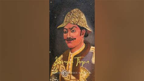 Bhimsen Thapa (First Prime Minister) - National Heroes of Nepal - YouTube