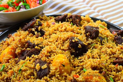 Beef Pilau Rice (Pilaf Rice / Pulau Rice) - Jayne Rain | Pilau rice ...