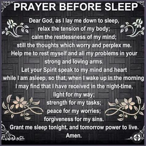 Pin by Patricia Quinones on prayers | Prayer before sleep, Good night prayer, Prayers