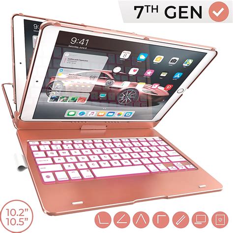 zNitro Keyboard Case for iPad 10.2-Inch/iPad 10.5-Inch/iPad Air 10.5 ...