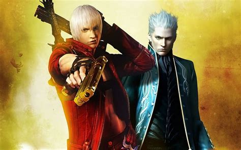 HD wallpaper: Dante Vs Vergil, devil may cry dantes awakening, action, guys | Wallpaper Flare