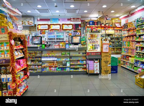 HONG KONG, CHINA - CIRCA JANUARY, 2019: interior shot of 7-eleven convenience store in Hong Kong ...