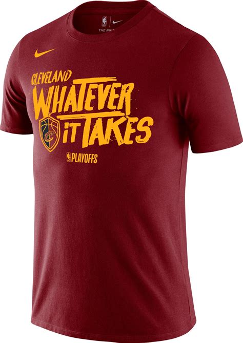 Nike Men's Cleveland Cavaliers 2018 Playoffs "Whatever It Takes" Dri ...