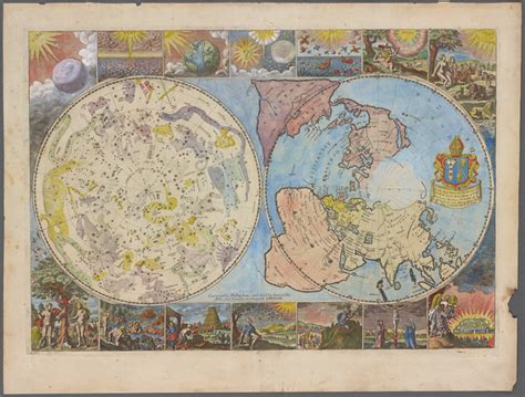 Map of the heavens and the earth - NYPL Digital Collections