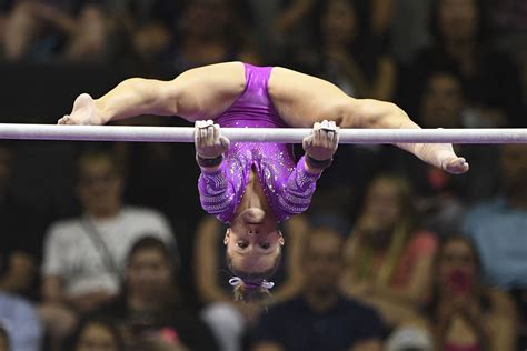 Barras asimétricas en gimnasia artística de los Juegos Olímpicos: a qué distancia están entre ...