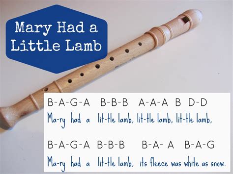 how to play 'mary had a little lamb' on the recorder (or try to, at least)