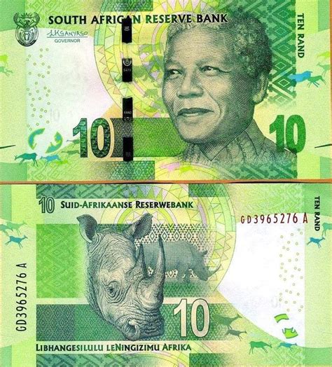 South Africa 2015 /10 Rand /RHINO, Banknote UNC
