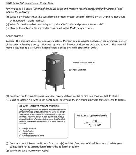 Asme Pressure Vessel Design