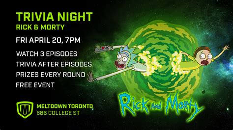 Meltdown Trivia Night - Rick & Morty