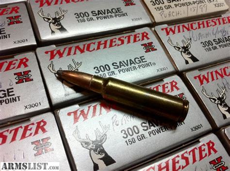 ARMSLIST - For Sale/Trade: 300 Savage hunting ammo