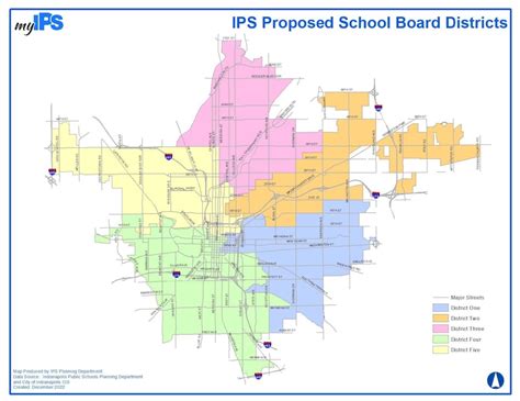 Indianapolis school board updates map for districts that members represent - Chalkbeat