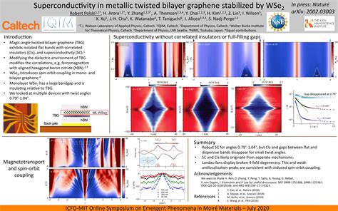 Superconductivity in metallic twisted bilayer graphene stabilized by WSe2: Part 2, by Robert ...