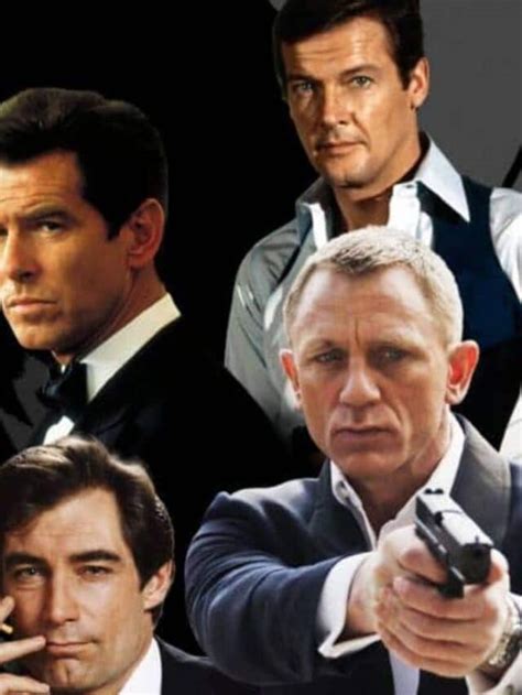 James Bond Actors And Their Successful Career As Bond - GoBookMart