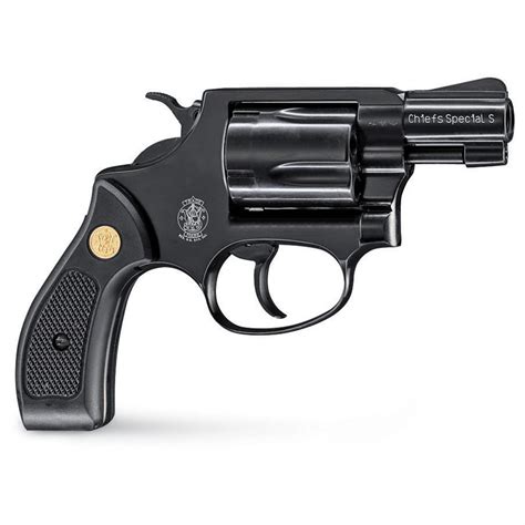 S&W® "Chief's Special" .380 Blank Revolver, Nickel - 117892, Blank ...