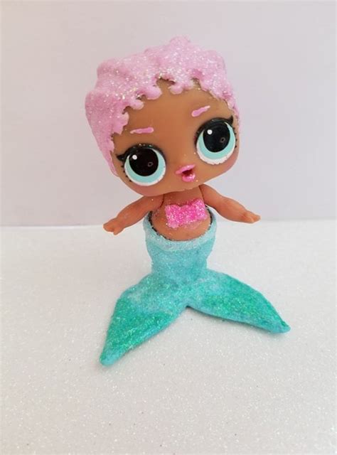 Merbaby mermaid tutorial. LOL Surprise doll repaints... | Lol dolls ...