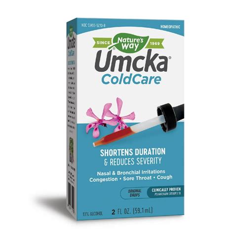 Umcka ColdCare, Shortens Duration & Reduces Severity Original Drops, 2 ...