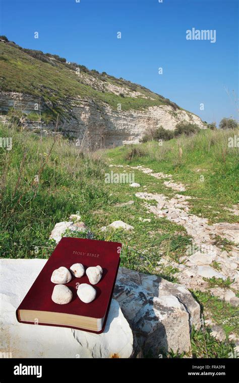 The Valley of Elah where David slew Goliath; Israel Stock Photo - Alamy