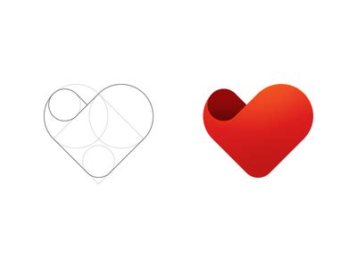 Heart Logo | Logo design inspiration, Graphic design logo, Logo design ...