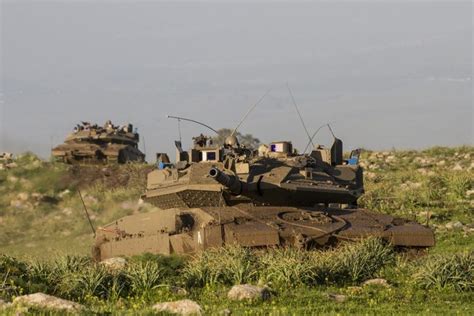 Israel Defense Forces test the Merkava 5 tank prototypes