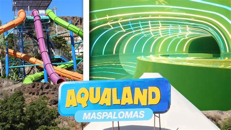 Awesome Waterslides at Aqualand Maspalomas, Gran Canaria, Spain (GoPro POV) - YouTube