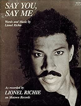 Lionel Richie: Say You, Say Me (Music Video) (1985) - FilmAffinity