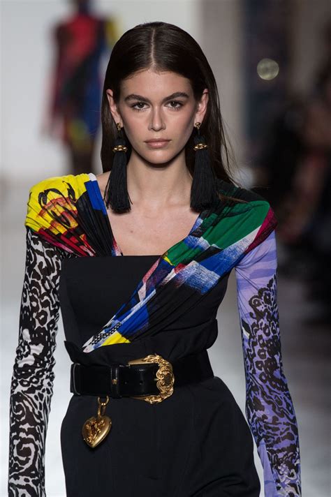 KAIA GERBER at Versace Runway Show at Milan Fashion Week 02/23/2018 ...