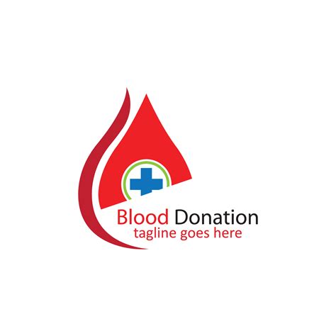 Blood Donation Logo Template Design Vector 13060492 Vector Art at Vecteezy