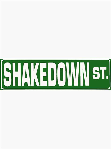 "Shakedown Street" Sticker for Sale by SaintStephen | Redbubble