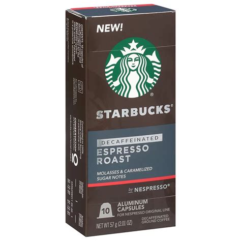 Starbucks Decaf Espresso Roast Nespresso Capsules - Shop Coffee at H-E-B