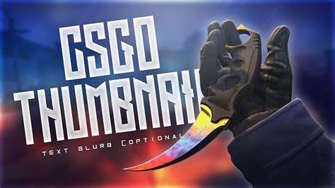 FREE CS:GO Thumbnail Template - YouTube