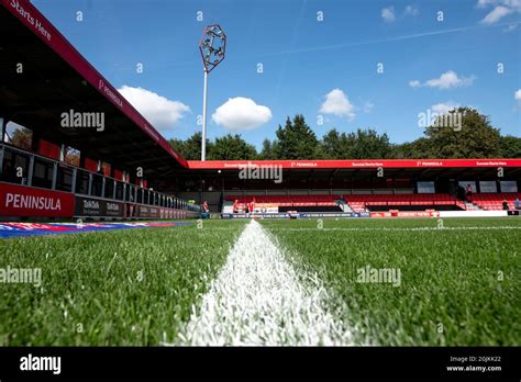 The Peninsula Stadium, Moor Lane, Salford. Salford City FC Stock Photo ...