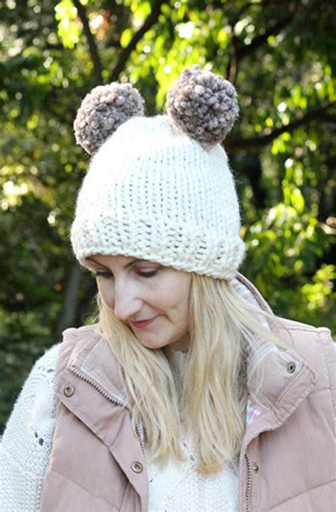 Double Pom Pom Hat Pattern | Handy Little Me