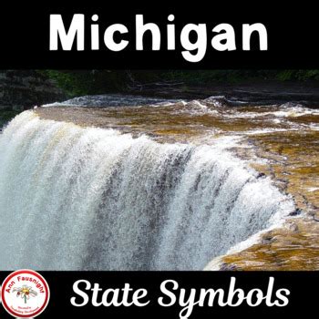 Michigan State Symbols Booklet by Ann Fausnight | TPT