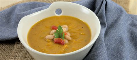 Squash Soup with White Beans – A Gourmet Food Blog