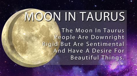 Taurus Moon Sign