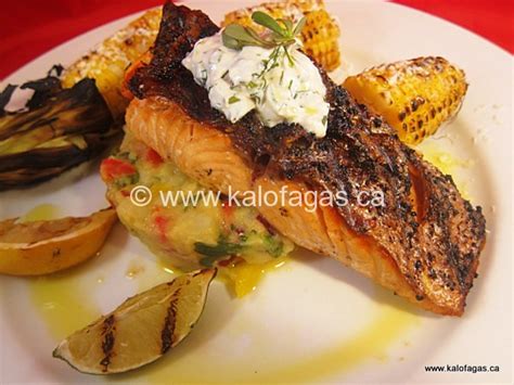 Grilling Salmon Fillets | Kalofagas.ca