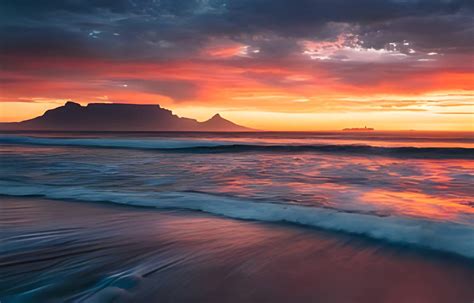 Amazing Beach Mountain Sunset by ProPictures on DeviantArt