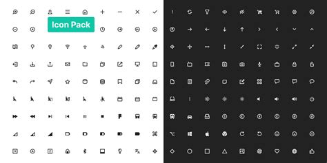 Icon Pack (180 light and dark) | Figma