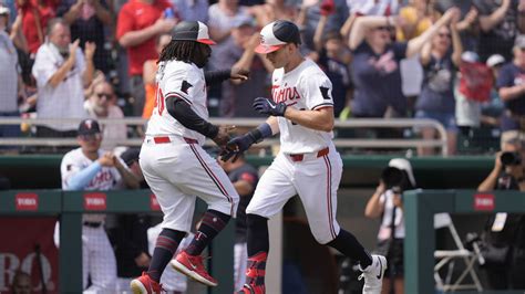 Max Kepler hits a two-run homer to right field | 03/10/2024 | Minnesota ...