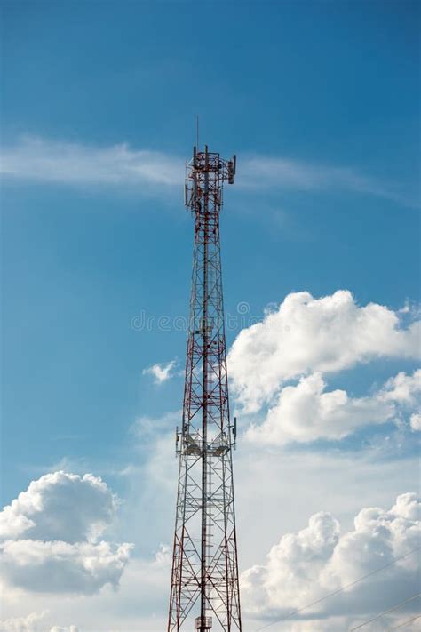 Antenna repeater stock photo. Image of repeater, silhouette - 193235492