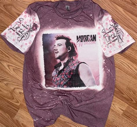 Morgan Wallen Shirt / Bleached / Sublimation / Morgan Wallen | Etsy