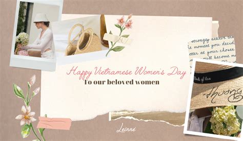 Love messages on Vietnamese Women's Day - Leinné