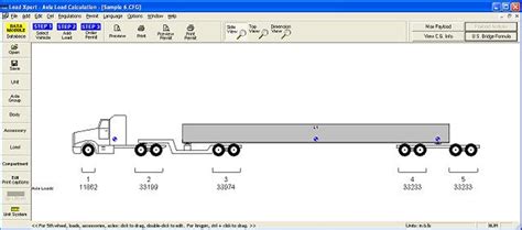 Load Calculation Software, Axle Load Pattern Software, Cargo Loading Software. | Load Xpert