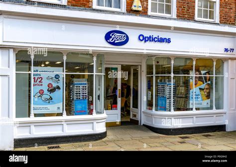 boots opticians shop front Stock Photo - Alamy