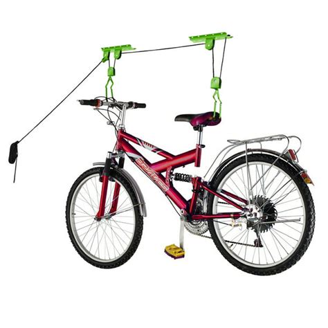 Bike Lane Bicycle Garage Storage Lift Bike Hoist 100LB Capacity Heavy ...