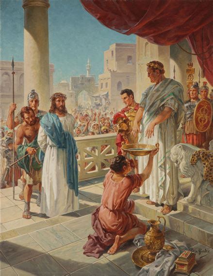 George Hinke | Pontius Pilate Washes his Hands | MutualArt