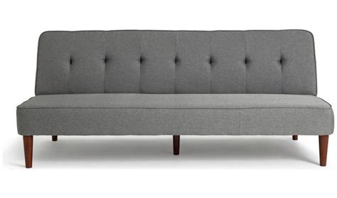 Buy Habitat Odeon Fabric 2 Seater Clic Clac Sofa Bed - Grey | Sofa beds | Argos