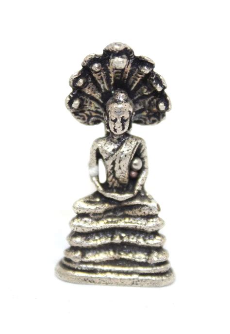 Buy Rajasthan gems Handmade Hindu Jain God Idol Lord Parshwanath Swami Figurine 70% Pure Silver ...